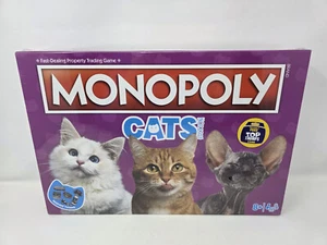 Monopoly Cats Edition Family Board Game - New and Sealed - Imagen 1 de 8