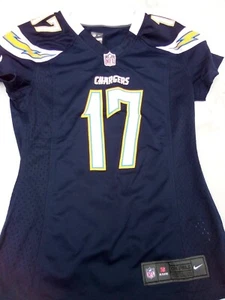 San Diego Chargers Philip Rivers Nike Authentic Navy Jersey #17 Womans - Picture 1 of 5