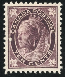 Canada Scott 73 Mint HR OG small tear upper left corner 10c Lot AE2052 bhmstamps - Picture 1 of 2