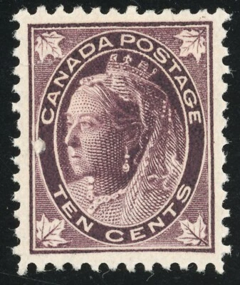 Canada Scott 73 Mint HR OG small tear upper left corner 10c Lot AE2052 bhmstamps - Image 1 of 2