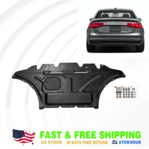 For Audi A4 2009-2016 Under Engine Splash Guards Front Engine Mud Flaps - Picture 1 of 13