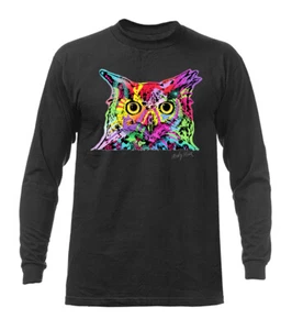 Colorful Owl Animal Pet Long Sleeve - Picture 1 of 12