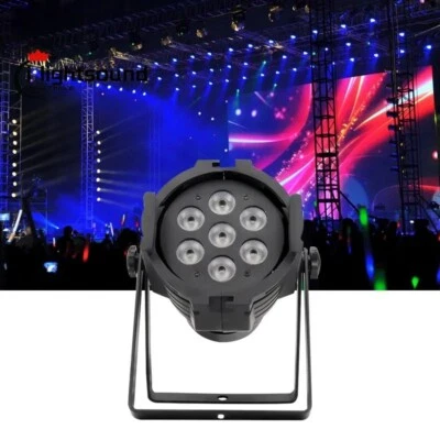 6pc/lot Mini Aluminum alloy Par 7x18W RGBWA+UV led par Lights Disco Party Bar - Image 1 of 4