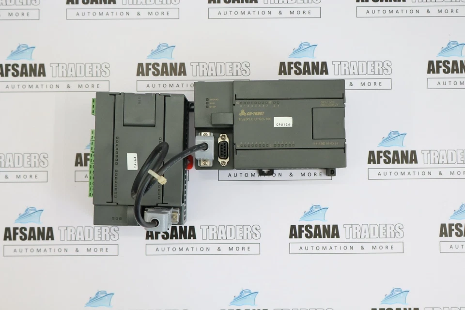 Co-trust cts7114-1bd100x24 ctsc-100 cpu124 dc/dc/rly plc with ya-a4 module - Image 1 of 4