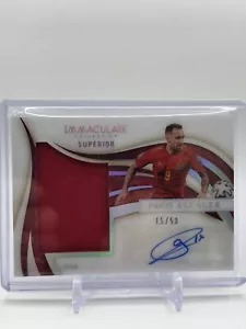 2020-21 Immaculate jersey auto PACO ALCACER #SS-PA #d /50 Spain - Picture 1 of 2