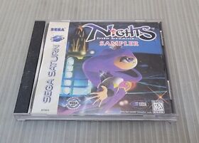 Nights Into Dreams (Sega Saturn, 1996) Not For Resale SAMPLER Version Disc, Case