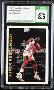 1994-95 Topps Own the Game Super Rebounder Hakeem Olajuwon CSG CGC Graded (8.5) - Picture 1 of 2