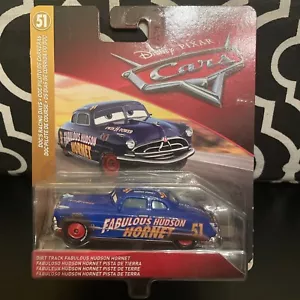 Disney Pixar Cars Dirt Track Fabulous Hudson Hornet Doc’s Racing Days - Picture 1 of 5