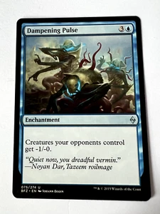 MTG MagicThe Gathering Battle for Zendikar Dampening Pulse Uncommon LP - Picture 1 of 2