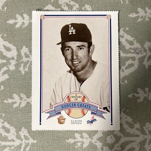 1989 Smokey The Bear Century Of Los Angeles Dodger Greats Claude Osteen #73!