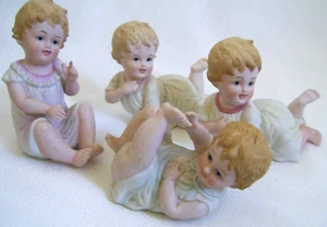 Andrea Sadek Piano Babies #7534 Bisque LOTE de cuatro en perfecto estado - Imagen 1 de 12