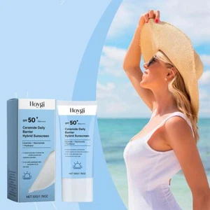 Ceramide Sunscreen, Mineral Sunscreen, For Sensitive Z0Z1 Skin, Nice Skin X4O2 - Picture 1 of 13