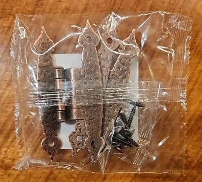 Amerock H тип петли кованая антикварная медь BP3406-AC 3/8» off комплект 1 пара - Изображение 1 из 2