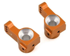 ST Racing Concepts DR10 Aluminum 0° Toe-In Rear Hub Carriers (2) (Orange) - Picture 1 of 2
