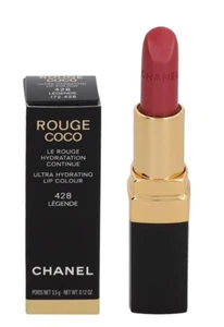 Chanel Rouge Coco T428 LEGENDE Satin Pink Lipstick Ultra Hydrating Lip Color - Picture 1 of 1