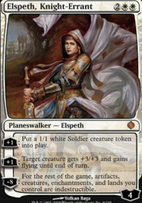 Elspeth, Knight-Errant -Foil Heavy Play MTG Shards of Alara - Image 1 of 1