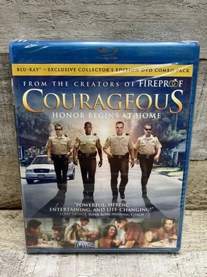 Courageous (Blu-ray/DVD, 2011) Honor Begins At Home Collectors Edition New  - Image 1 of 4