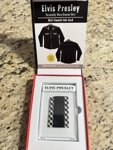 Elvis Presley Personally Worn/Owned Shirt Swatch Patch Relic Shoulder Strap (D) - Picture 1 of 4