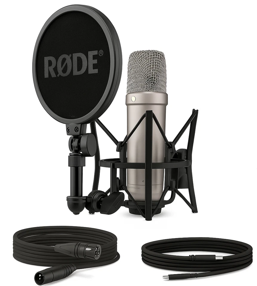 RØDE NT1 5th Generation Silver | Studio Kondensator Mikrofon | USB & XLR | Neu O - Bild 1 von 2