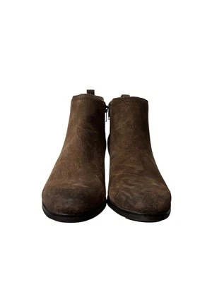 Botines Rockport Marrón Mujer Cremallera Lateral. Hecho con una parte superior de cuero. Talla 9. Foto 1 de 4