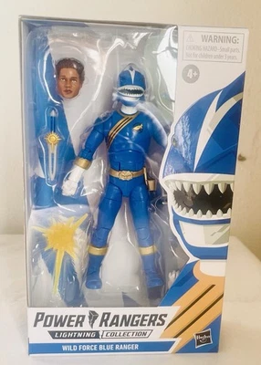 Figura de acción Power Rangers Lightning Collection Wild Force Blue Ranger 6" ~ Nueva en caja Foto 1 de 2