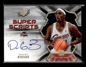 2007-08 SPx #SS-DG Daniel Gibson Super Scripts AUTO - Picture 1 of 2