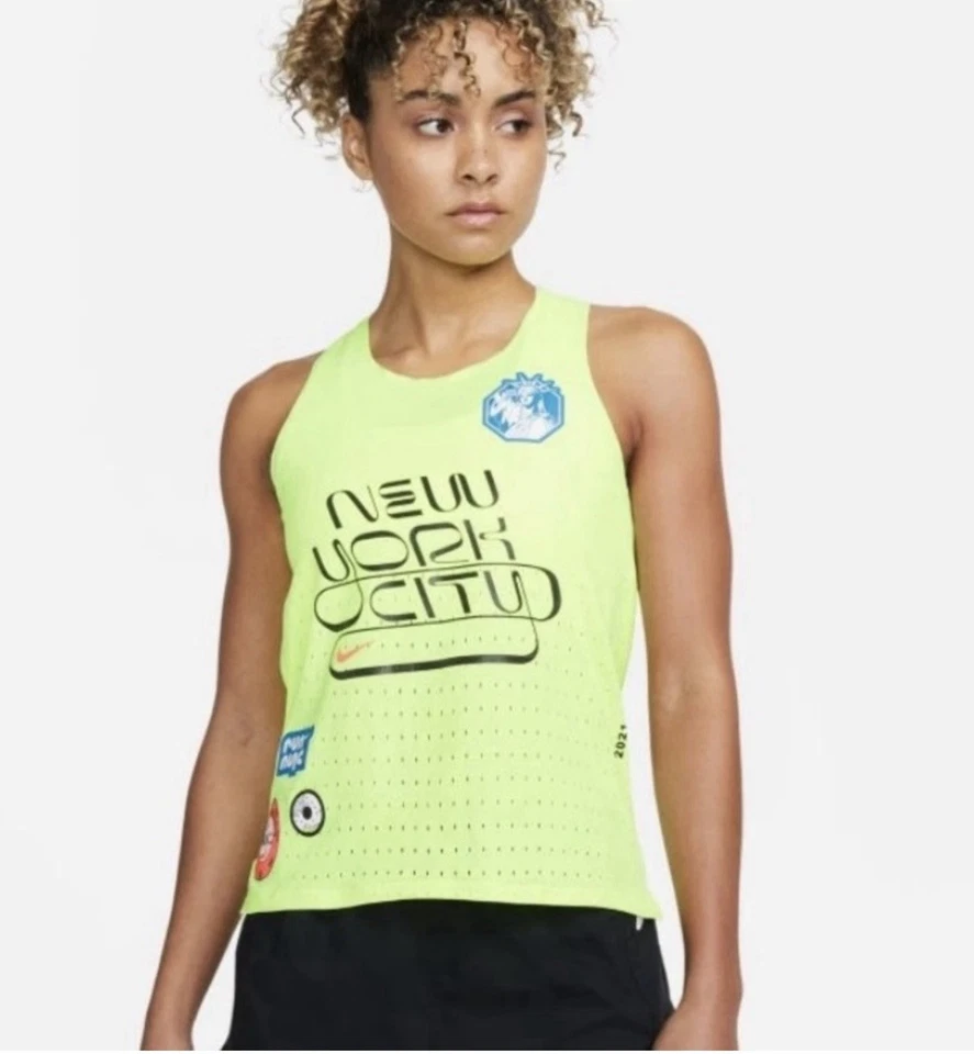 Nike Dri-FIT ADV AeroSwift NYC Marathon 2021 DN7512 Womens’s M Running Singlet