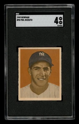 1949 Bowman Set-Break # 98 Phil Rizzuto SGC 4 VG EX - Image 1 of 3