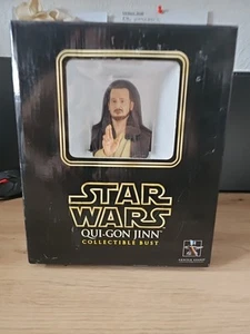 Star Wars Figure / QUI-GON JINN / Collectible Bust / Gentle Giant / Limited - Picture 1 of 8