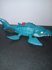 Fisher-Price Imaginext Jurassic World Dinosaur Toy Camp Cretaceous Mosasaurus - Picture 1 of 5