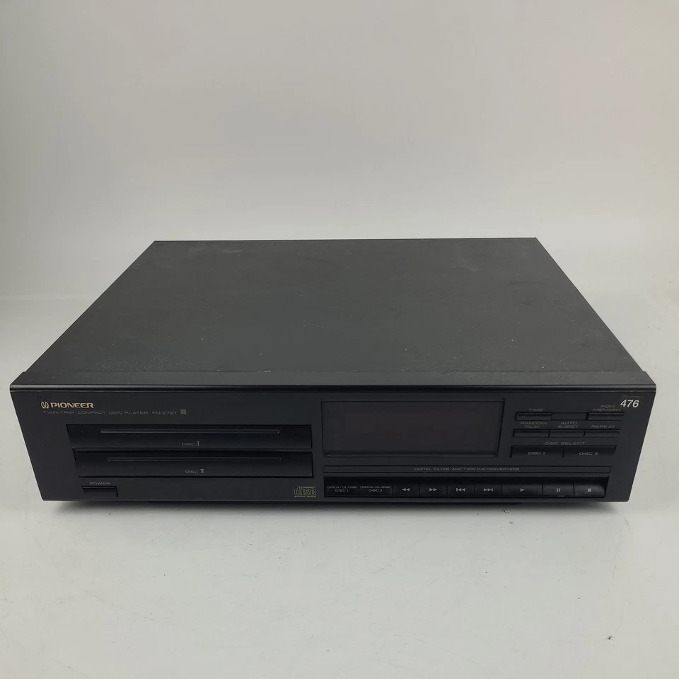 Pioneer Twin Tray CD Player Black PD- Z72T - Image 1 of 4