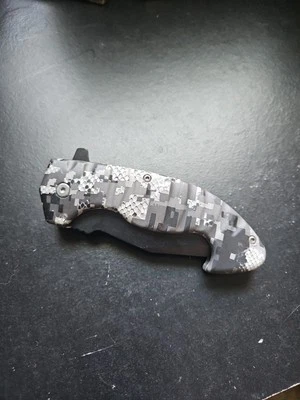 Cuchillo Plegable Tac Force Linerlock A/O Mango Camuflado Acero Inoxidable Drop Pt Foto 1 de 4