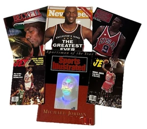 Lot of Michael Jordan Beckett, Newsweek, Sports Illustrated, Jet Magazines - Bild 1 von 15