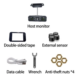 Car Wireless Tire Pressure Monitoring System with 4 Sensors for Vehicles - Picture 1 of 9