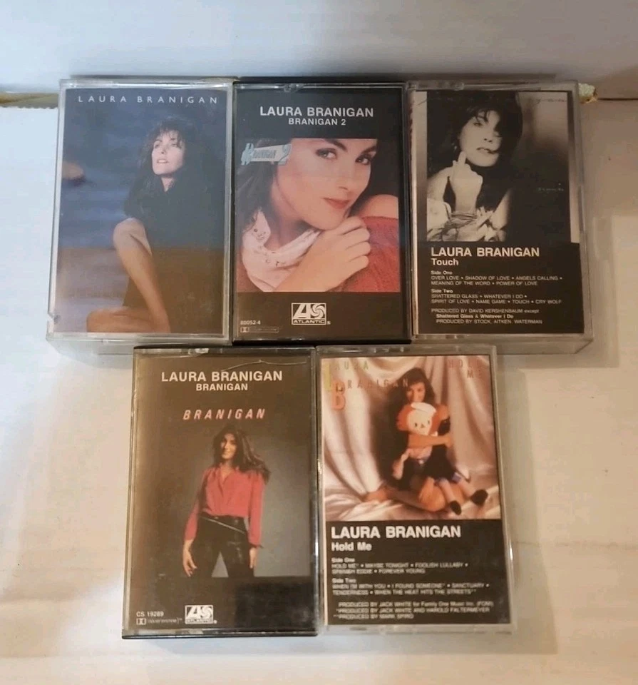 Laura Branigan Lot of 5 Cassette Tapes 1980's Foto 1 de 4