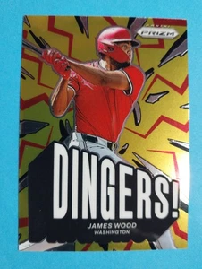 2025 Panini Prizm Dingers James Wood #10 Washington Nationals - Bild 1 von 2