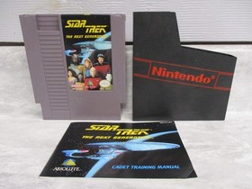 Star Trek The Next Generation Nintendo Game, Sleeve, Booklet