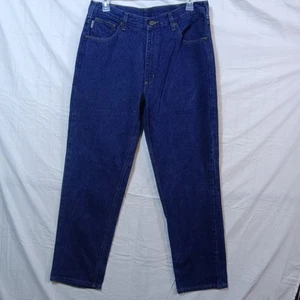 Carhartt Denim Jeans Men's 36x34 Blue Relaxed Fit Straight Leg Utilty Jeans - Picture 1 of 10