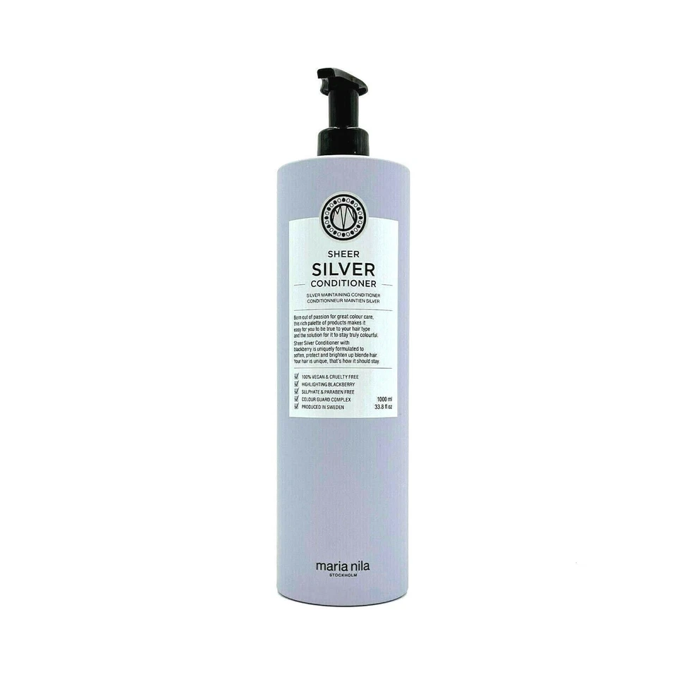 Maria Nila Sheer Silver Maintaining Conditioner 33.8 oz Sweden 100% Vegan - Image 1 of 1