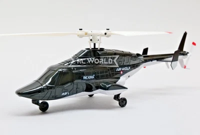RC 1/53 HELICOPTER  Bell 222  AIRWOLF W/ Gyro Stabilization 6CH 2.4ghz-RTF-*B/W* - Image 1 of 4