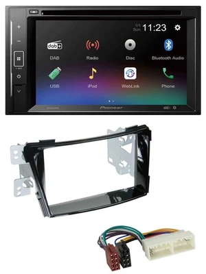 Pioneer Bluetooth MP3 USB 2DIN DAB DVD Autoradio für Hyundai i40 ab 2016 Typ VF - Bild 1 von 4