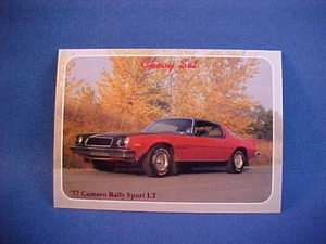 1977 Chevy CAMARO Rally Sport LT collector card from 20 yr old set--brand new 77 - Picture 1 of 1