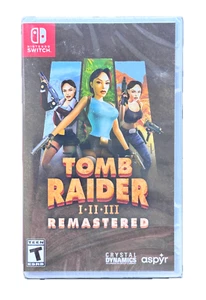 Tomb Raider I-III Remastered - Nintendo Switch (US - Region Free) NUEVO - Imagen 1 de 2