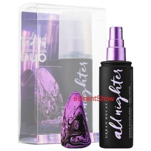 URBAN DECAY DREAM TEAM COMPLEXION DUO 4 OZ ALL NIGHTER SPRAY MAKEUP SPONGE NIB - Picture 1 of 1