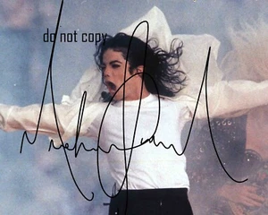 Framed 8x10 Michael Jackson Signed Autograph Picture Reprint - Rare! - Picture 1 of 3