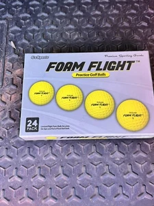 Foam Flight Practice Golf Balls - Pack of 24 Limited Flight Training Balls - Picture 1 of 6