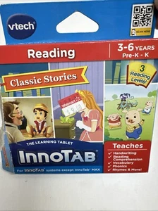 VTECH INNOTAB GAME CARTRIDGES Reading Classic Stories 3-6 Years New Sealed - Picture 1 of 5