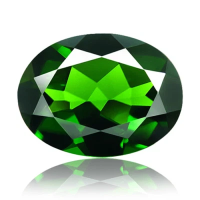 Chrome Diopside 1.49ct rare aaa green color 100% natural earth mined Russia - Image 1 of 3