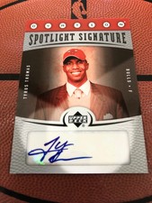 2006-07 Upper Deck Ovation - Tyrus Thomas - Spotlight Signature Autograph RC