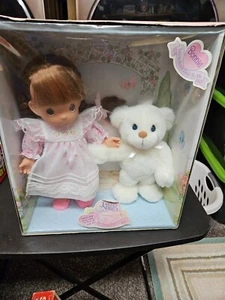Muñeca estrella especial Bonnie Precious Moments 1998 # 11000 rosa oso de peluche vintage - Imagen 1 de 4